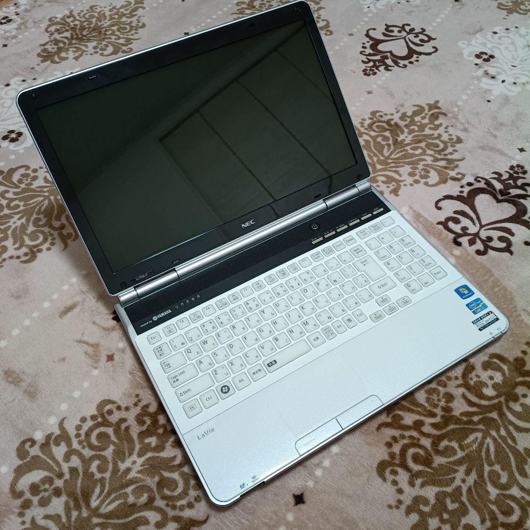 NEC ノートPC LaVie L LL750 本体 ACアダプター付き