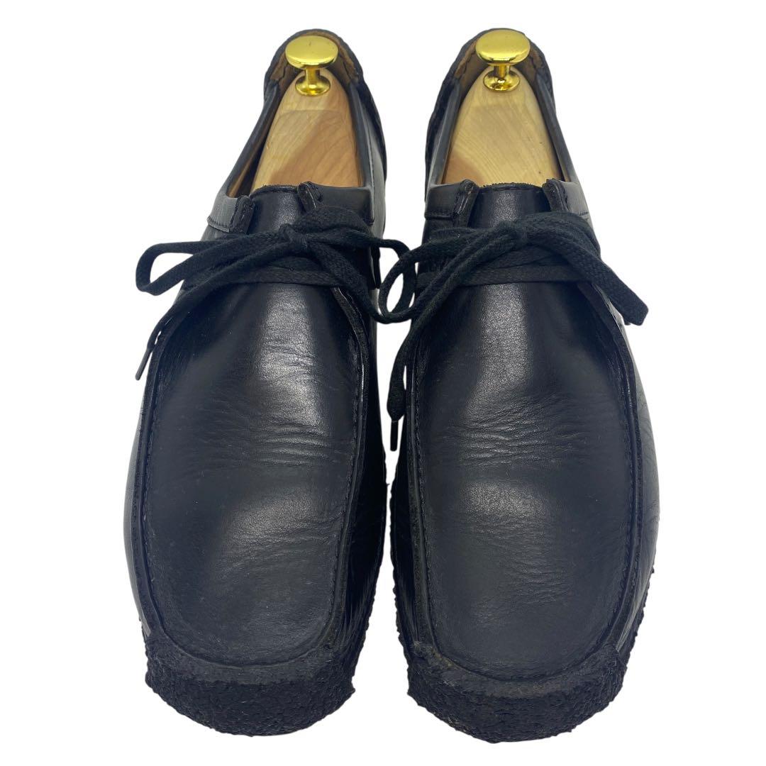 clarks クラークス　26cm ワラビー ナタリー レザー ブラック 黒