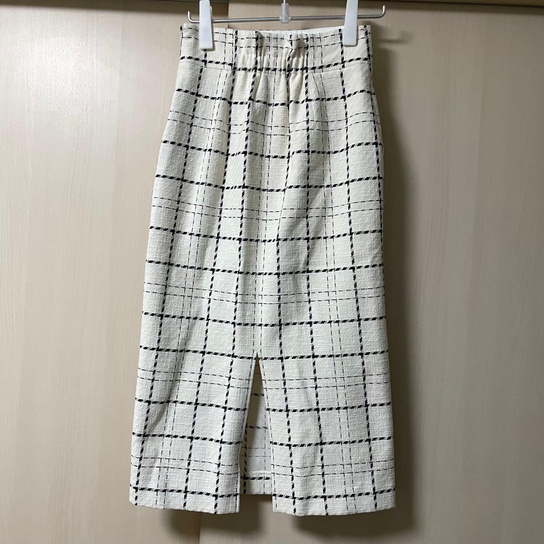ROPE チェックタイトスカート 美品