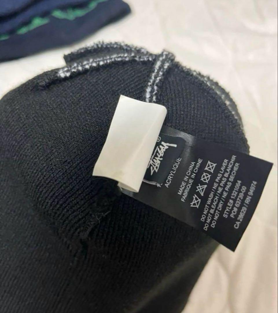 stussy S logo ビーニー