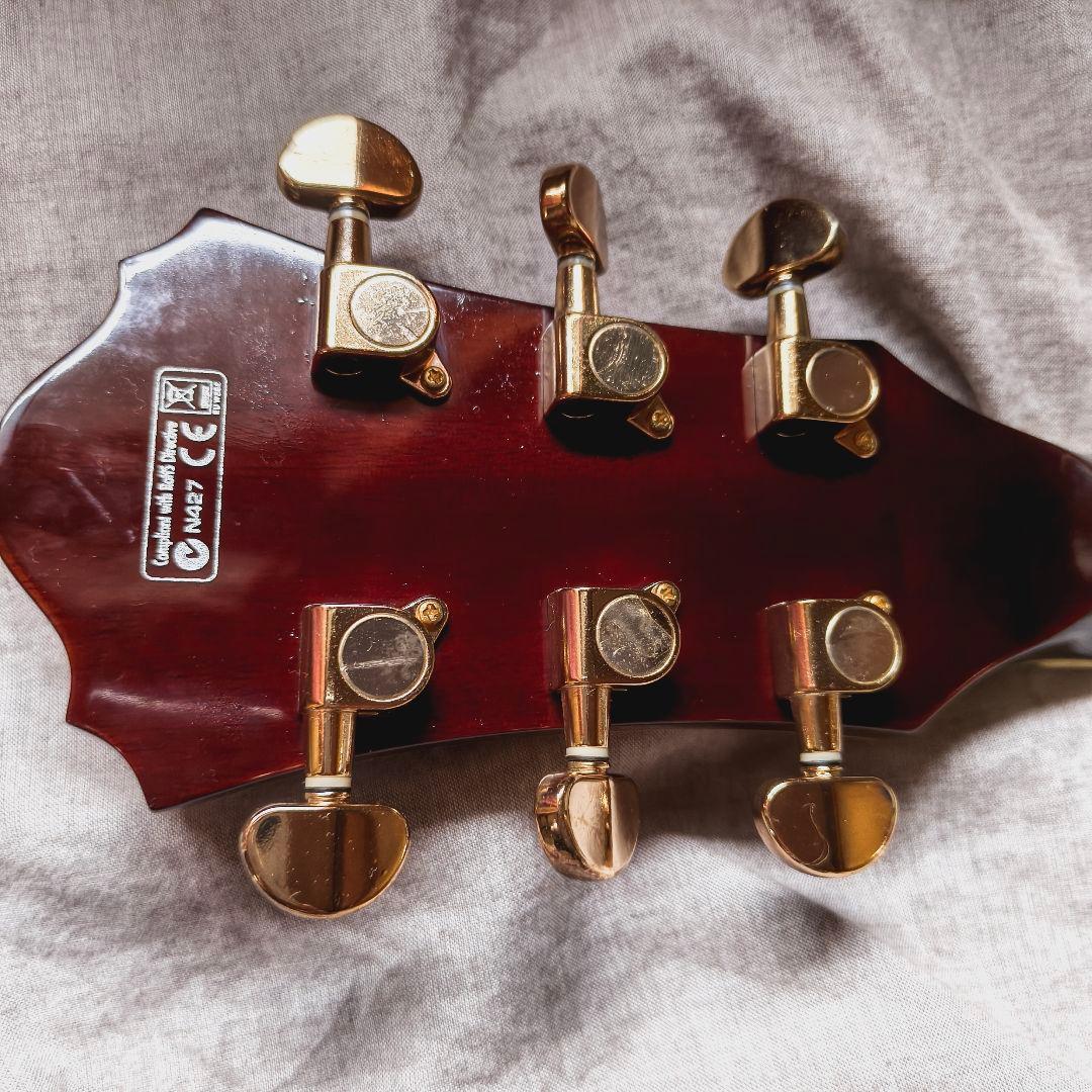 Ibanez ASR-75V セミアコ　ピックアップ交換済