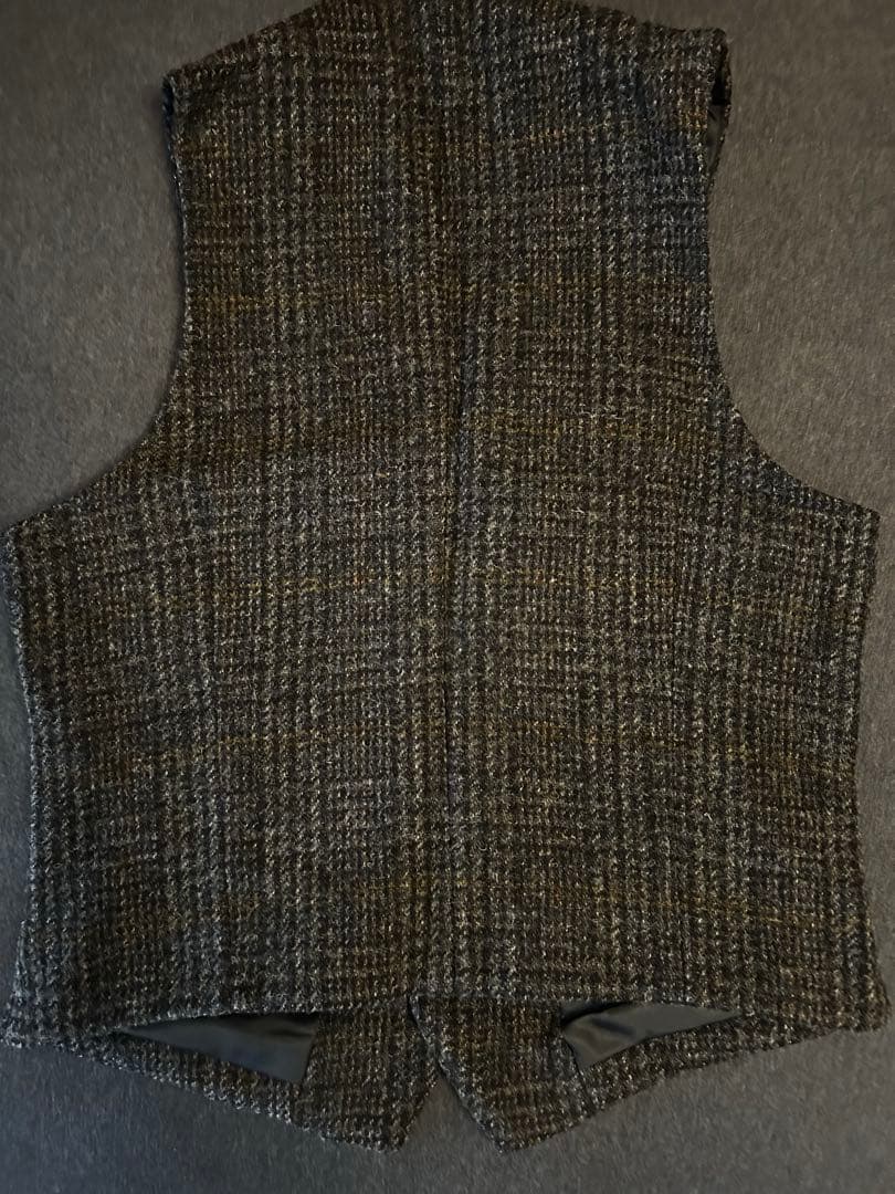 Harris Tweed チェック柄 ベスト