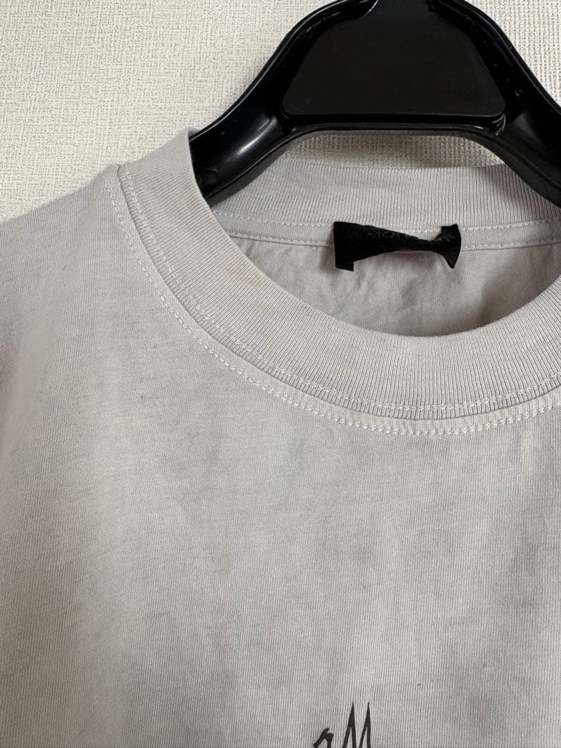 s*y様 MONCLERモンクレール Tシャツ ラバーワッペン センターロゴ S