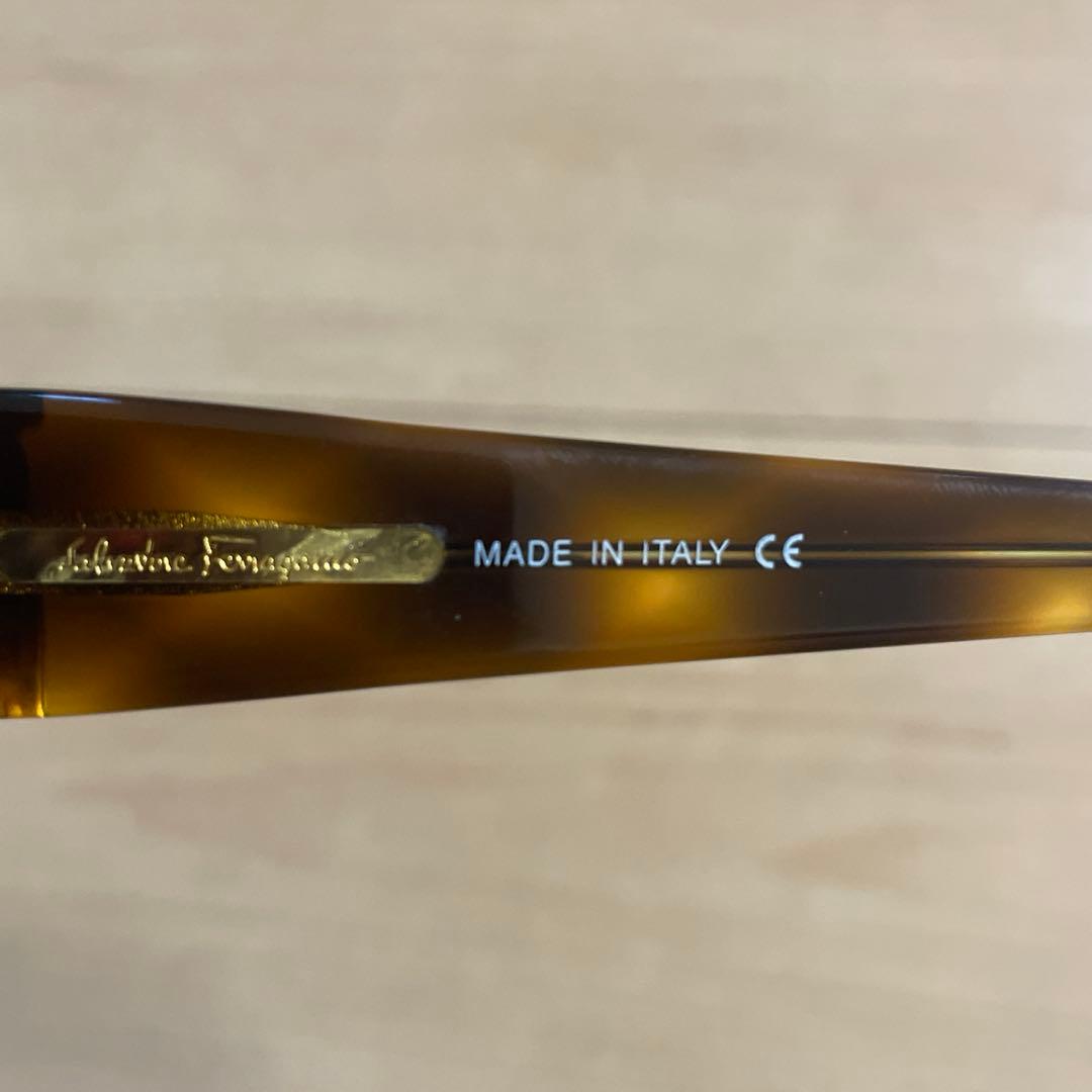 Salvatore Ferragamo フェラガモ　サングラス　メガネ　べっこう