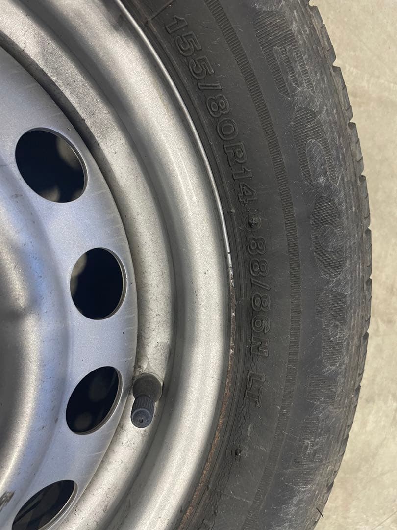 ICE NAVI 8 165/80R13 スタッドレスタイヤ・ホイール4本セット