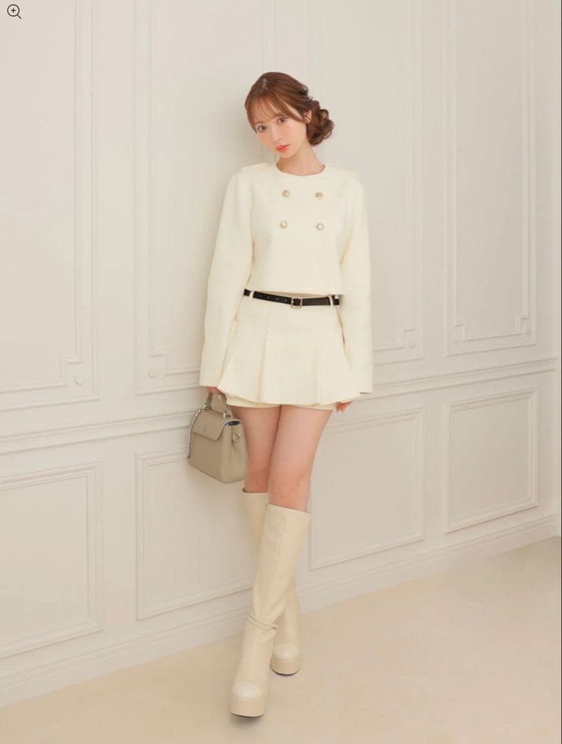 エムミーエメ / Cropped melton jacket