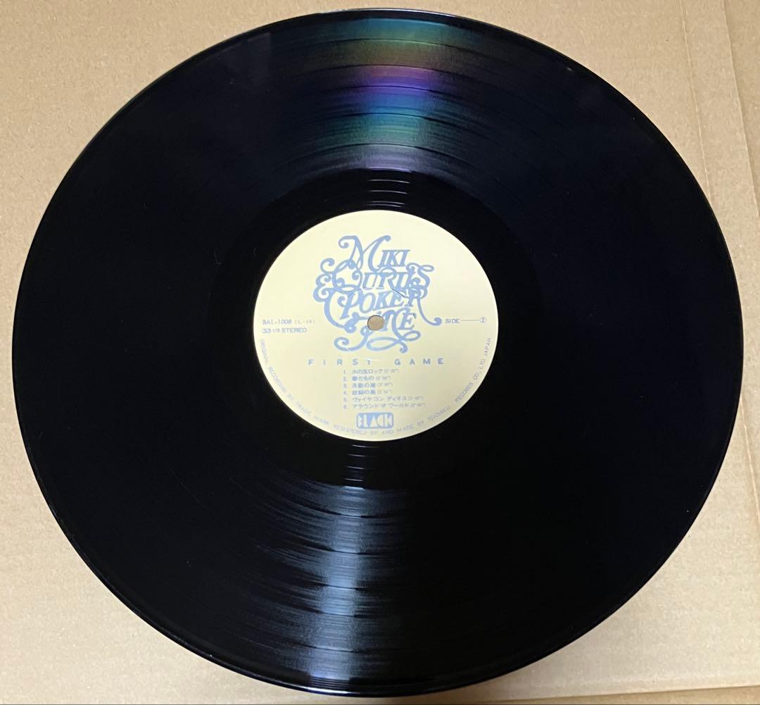 テイチク帯付きLP ミッキーカーティス&ポーカーフェイス/ファーストゲーム