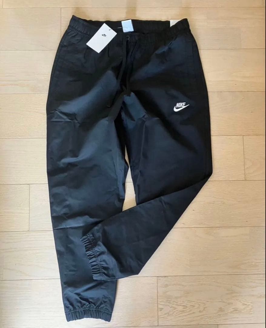 2XL ☆新品タグ付☆ ナイキ ウーブンパンツ メンズ カフ ジョガー ブラック