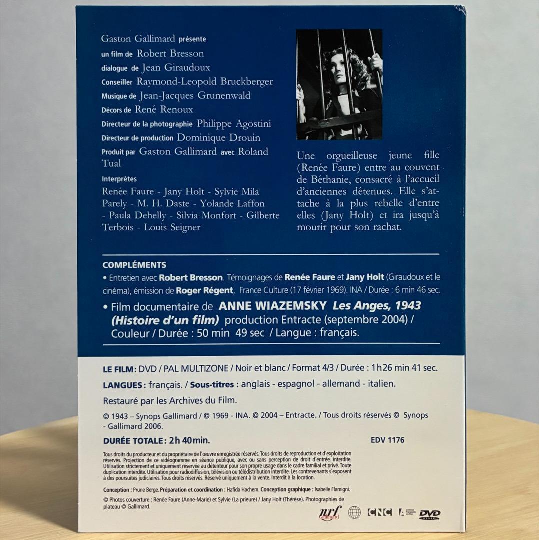 ロベール・ブレッソン「罪の天使たち」DVD 海外版