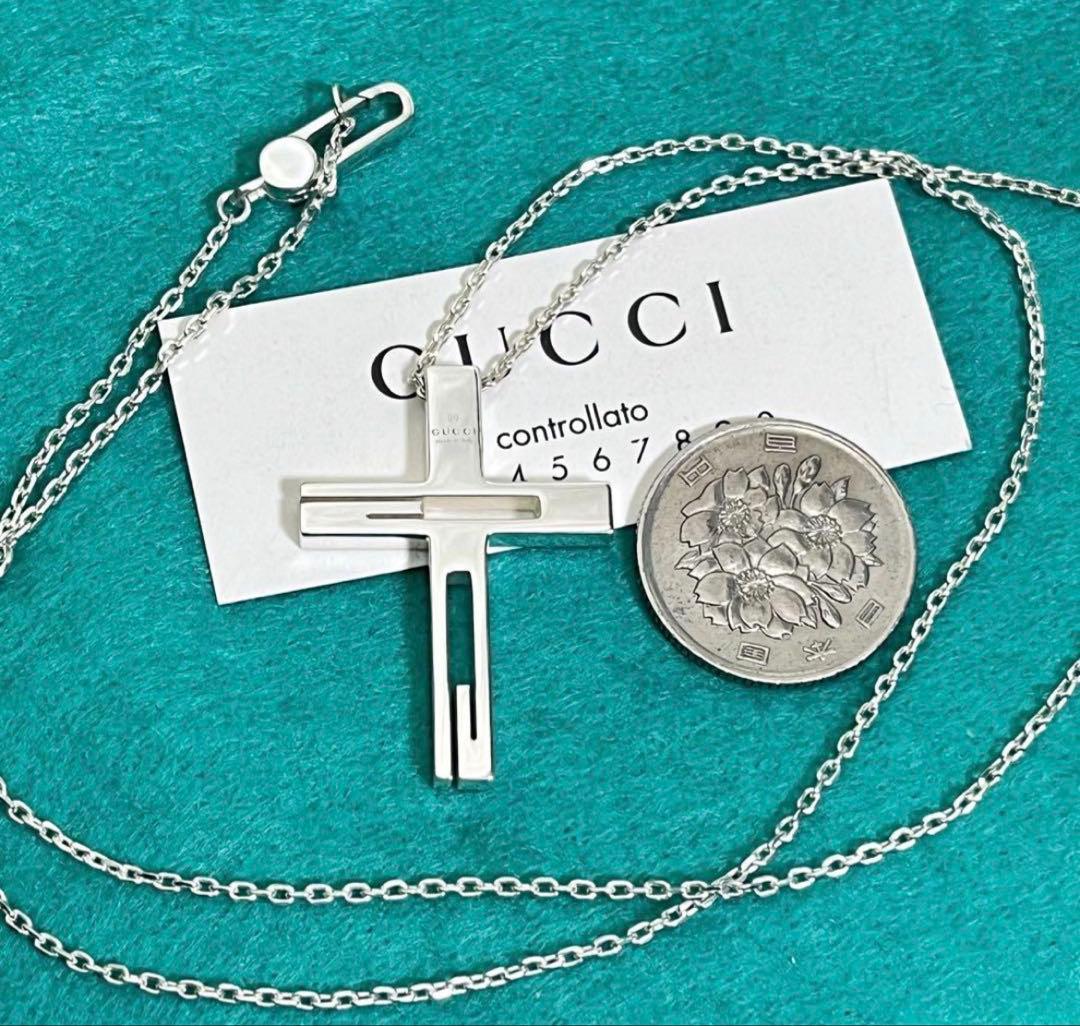 極美品‼️GUCCI クロスネックレス