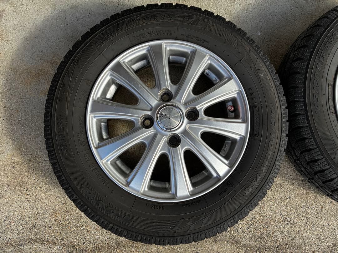 13インチホイール　タイヤ付き　145/80R13