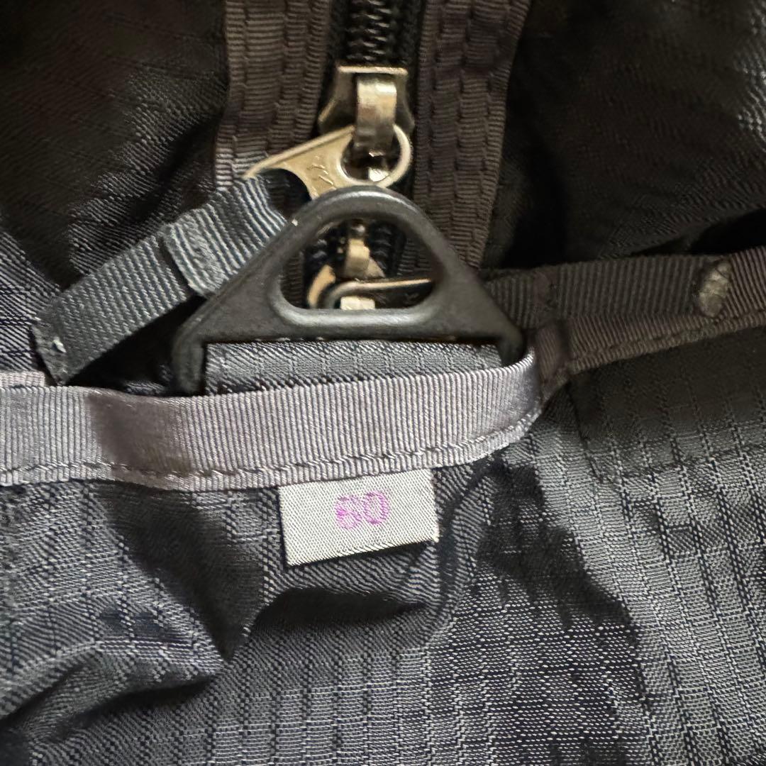 極秘品モンベル　2wayボストンバック60L　グレー
