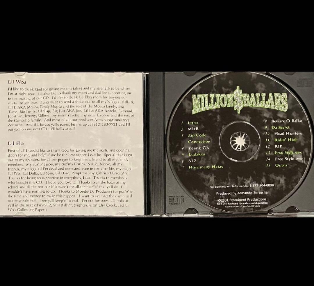 洋楽 G-RAP MILLION $ BALLARS