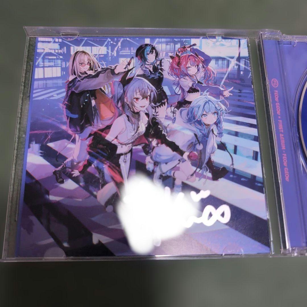 FLOW GLOW 綺々羅々ヴィヴィ直筆サイン入りCD