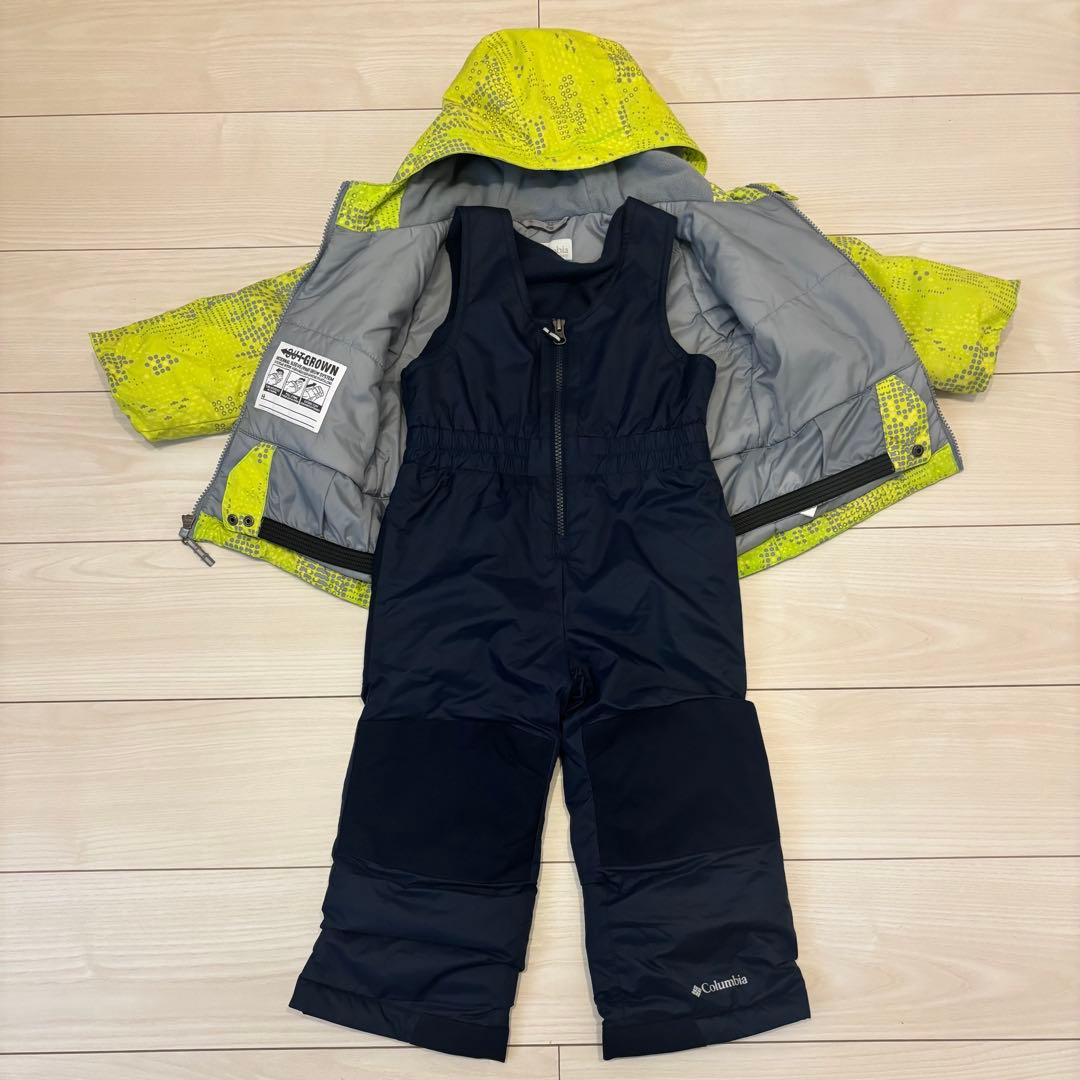 【美品】 3T Columbia 約100 スノーウェア セット 雪遊び 防寒着