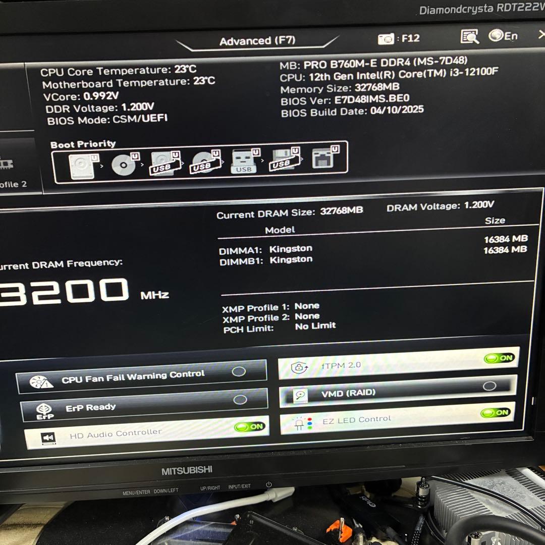 【複数動作確認済み】KingstonDDR4 16GB×2枚 32gb 3200