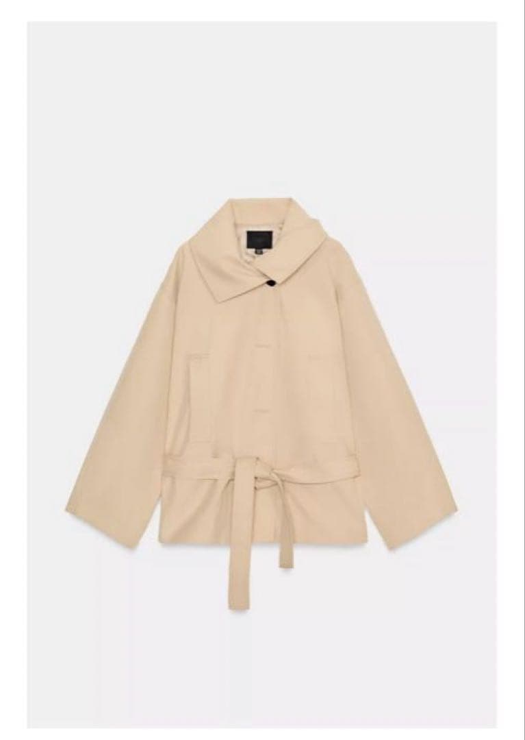 断*☆様 ZARA ショート トレンチコート XS〜S