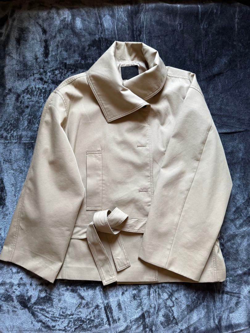 断*☆様 ZARA ショート トレンチコート XS〜S