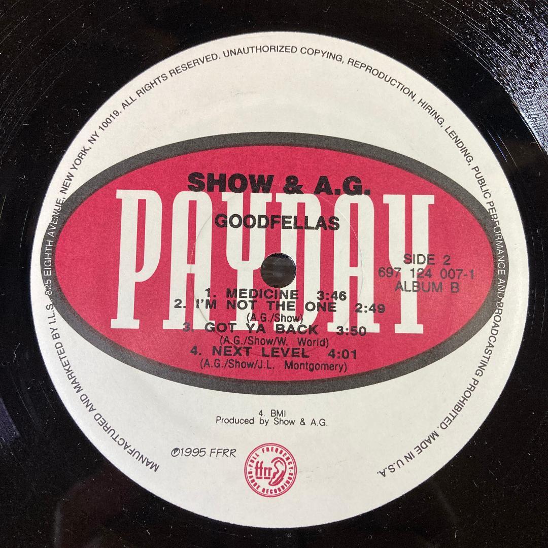 SHOW & A.G. – Goodfellas レコード USオリジナル