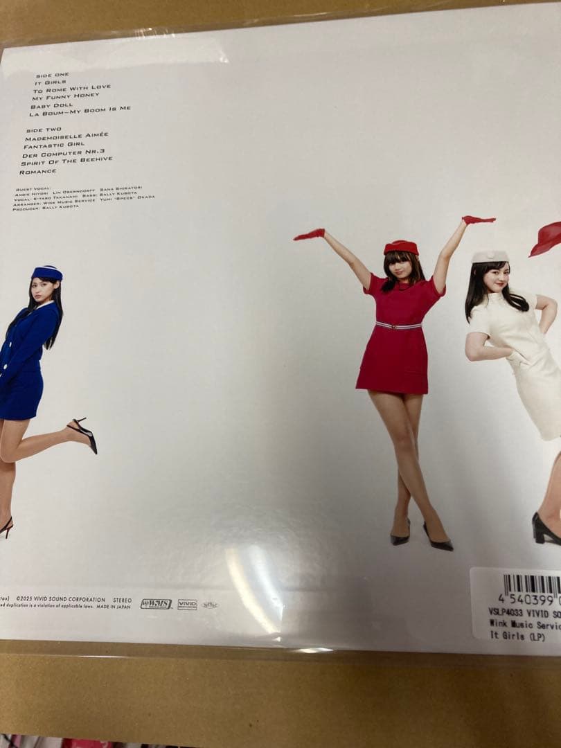 Wink Music Service It Girls レコード 新品未開封
