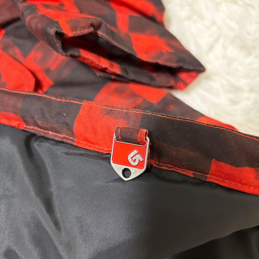 【美品】BURTON バートン スノーボードウェア DRYRIDE L レッド