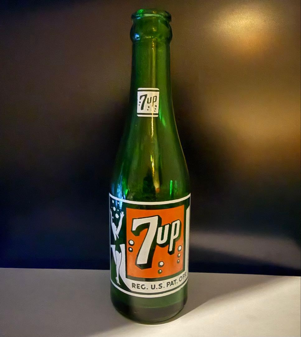 G7 1940年代 7UP グリーンボトル 瓶