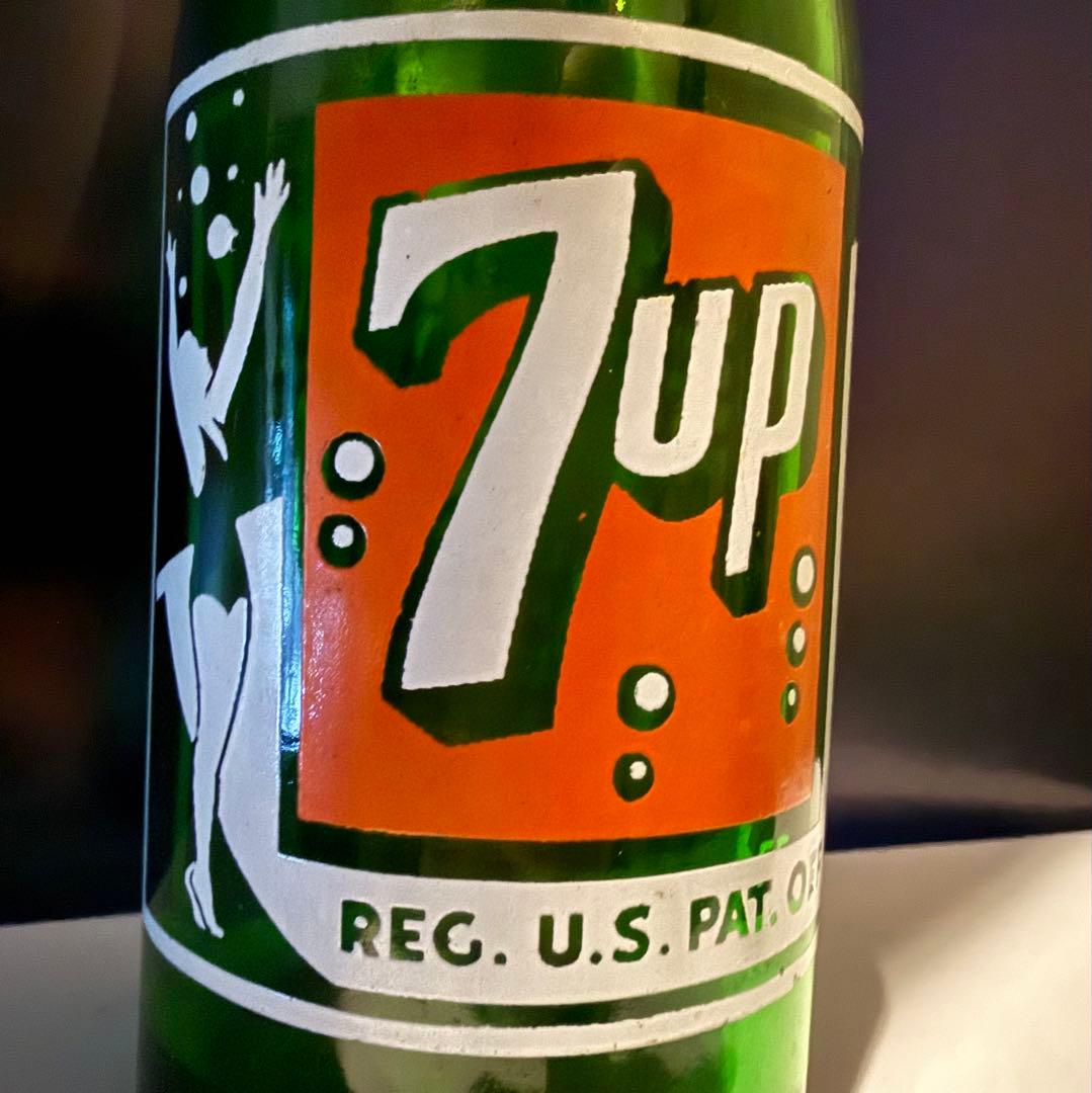 G7 1940年代 7UP グリーンボトル 瓶