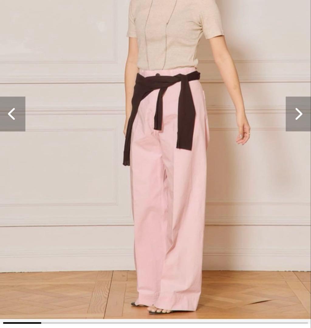 専用　　IENA LA BOUCLE コットンキャンバスフレアパンツ