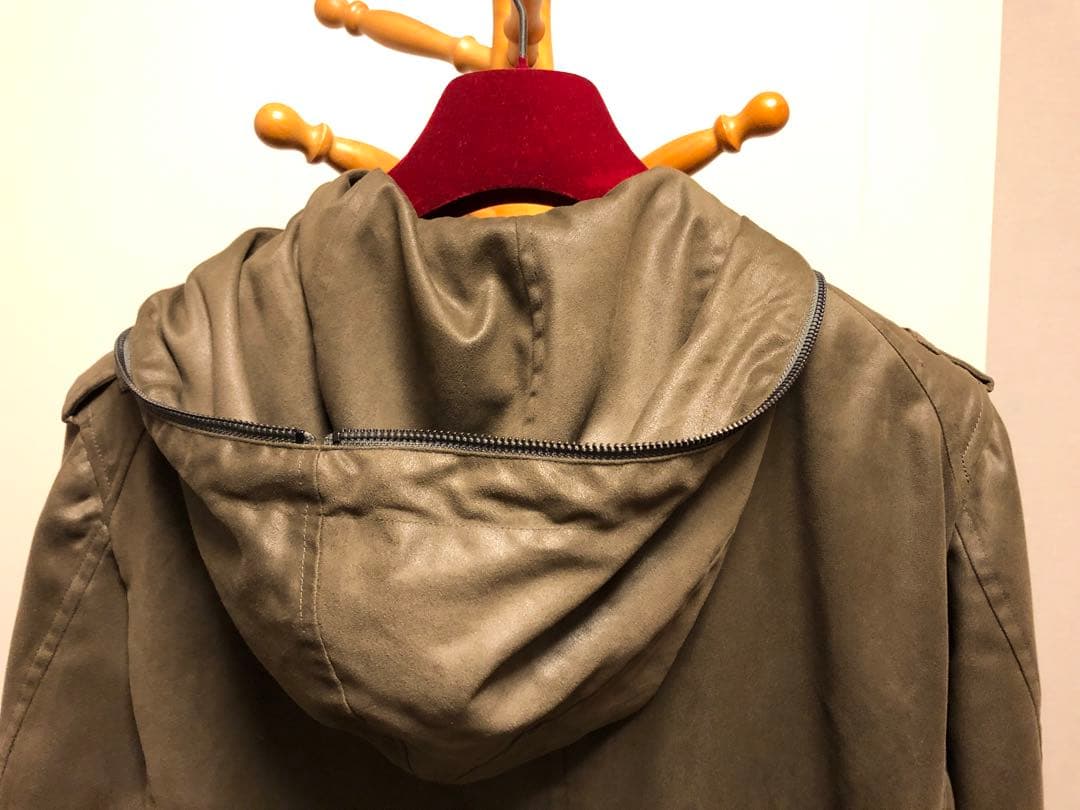 美品⭐️90年代ジャンポールゴルチエ　 カーキ　ショート丈モッズコート　薄手