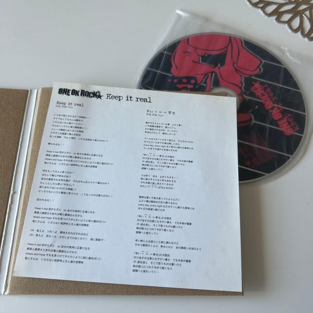 邦楽 ONE OK ROCK Keep it real CD