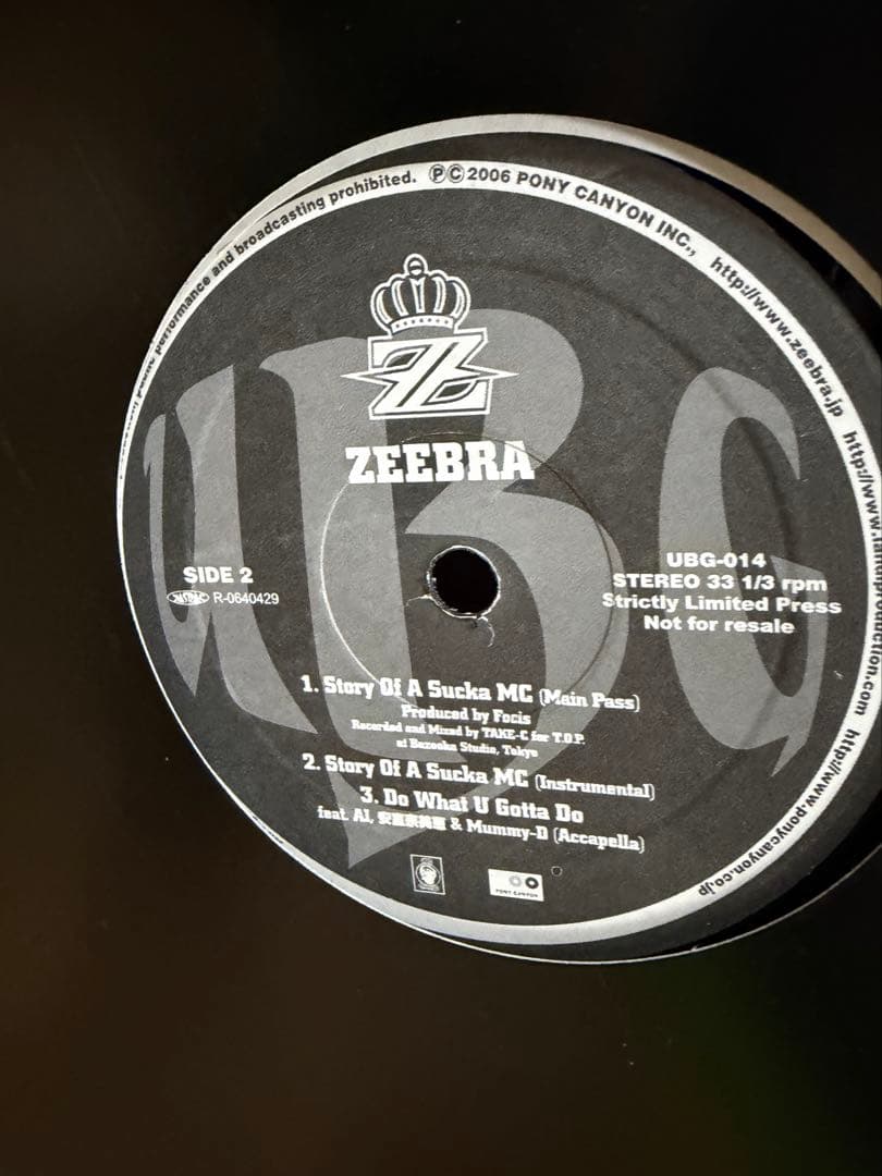 ZEEBRA 安室奈美恵　Do What U Gotta Do レコード