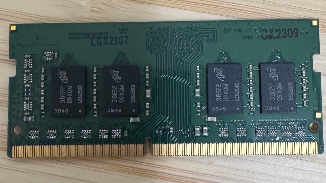Crucial & Transcend 64GB DDR4 SO-DIMMメモリ