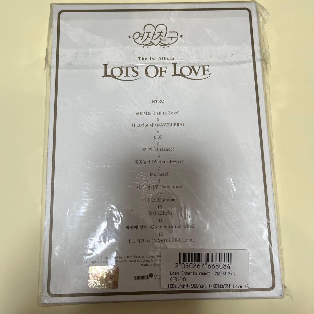 ヨジャチング サイン入り 1stアルバム LOTS OF LOVE