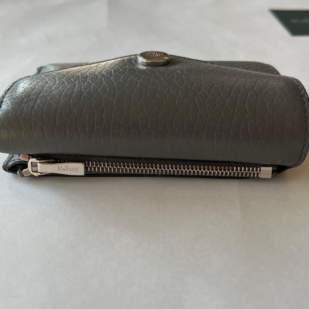 Mulberry フォールデッドウォレット 三つ折り財布 レザー 箱付き
