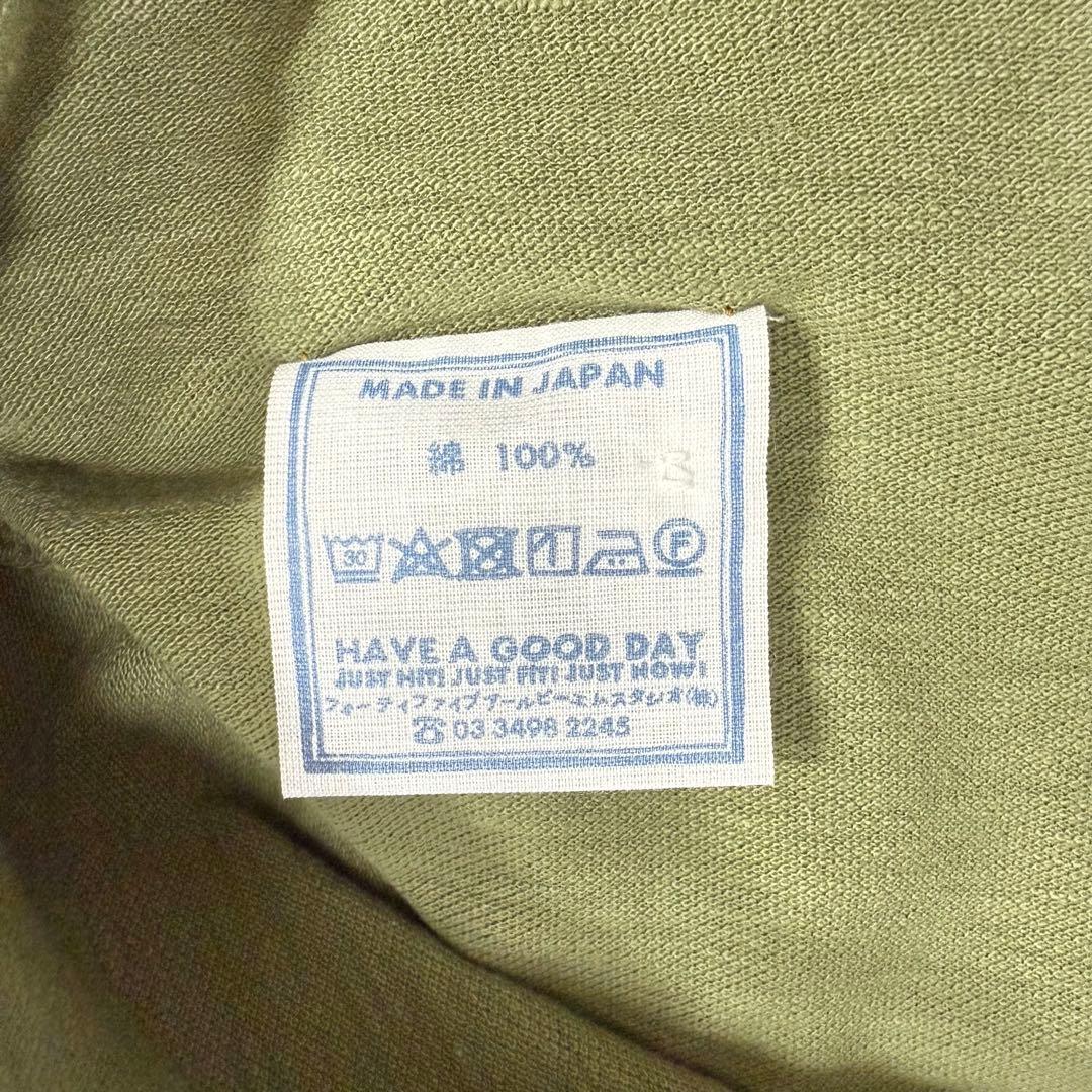 美品✨45R ジンバカノコの33色馬ポロ 刺繍 ゆったり ポロシャツ カーキ