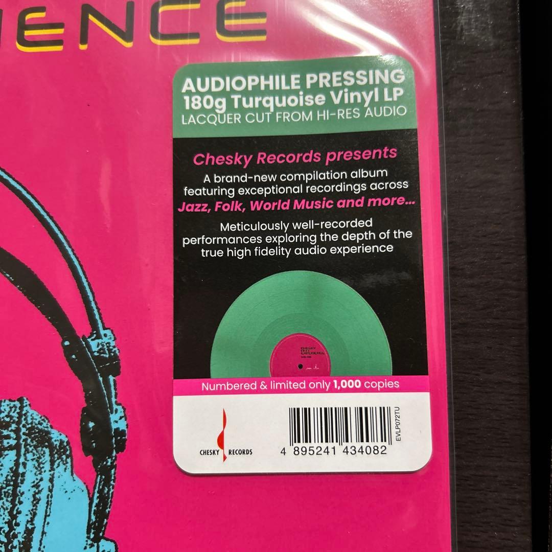 Chesky Hi-Fi Experience 180gターコイズレコード