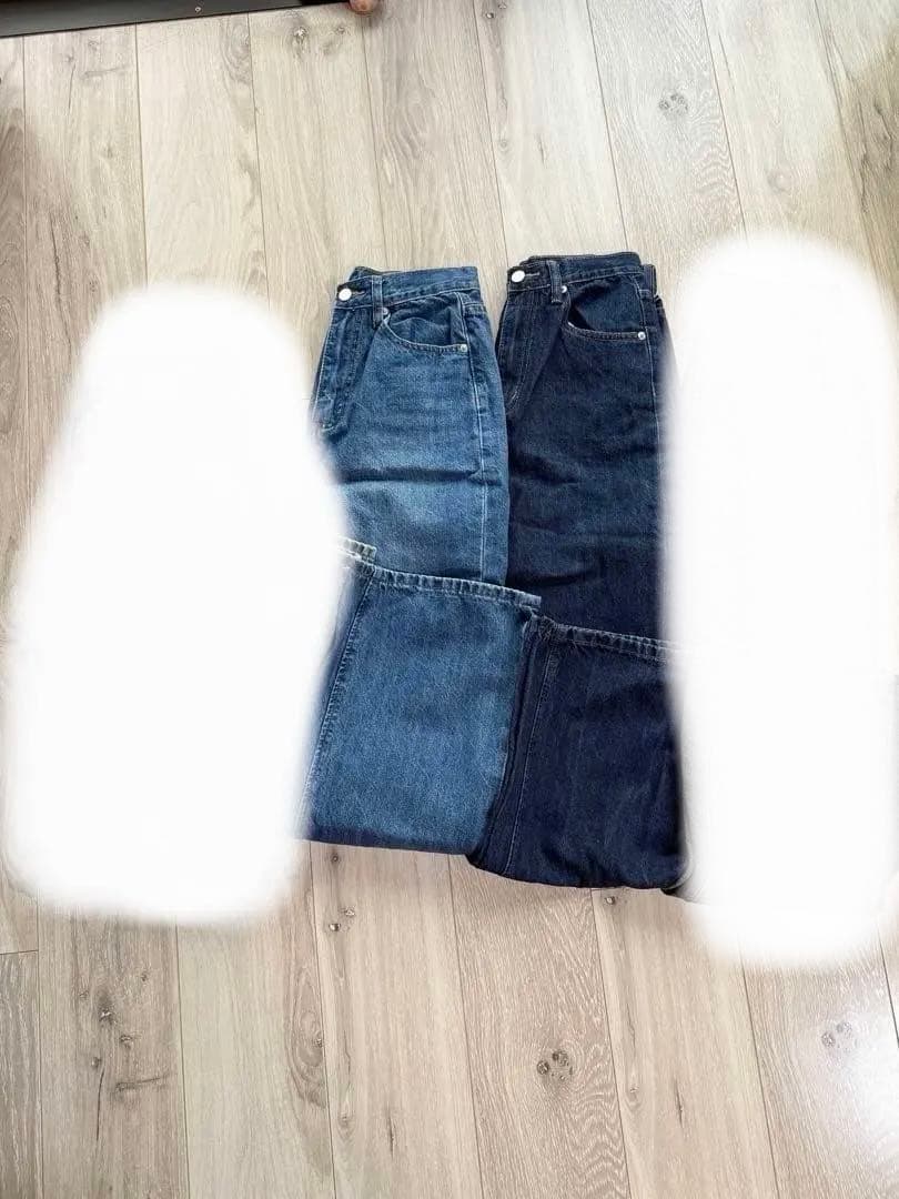 TWW denim 骨格ウェーブデニム S/M long