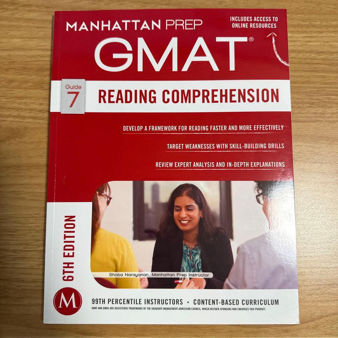 【MBA】GMAT Manhattan prep CR RC SC