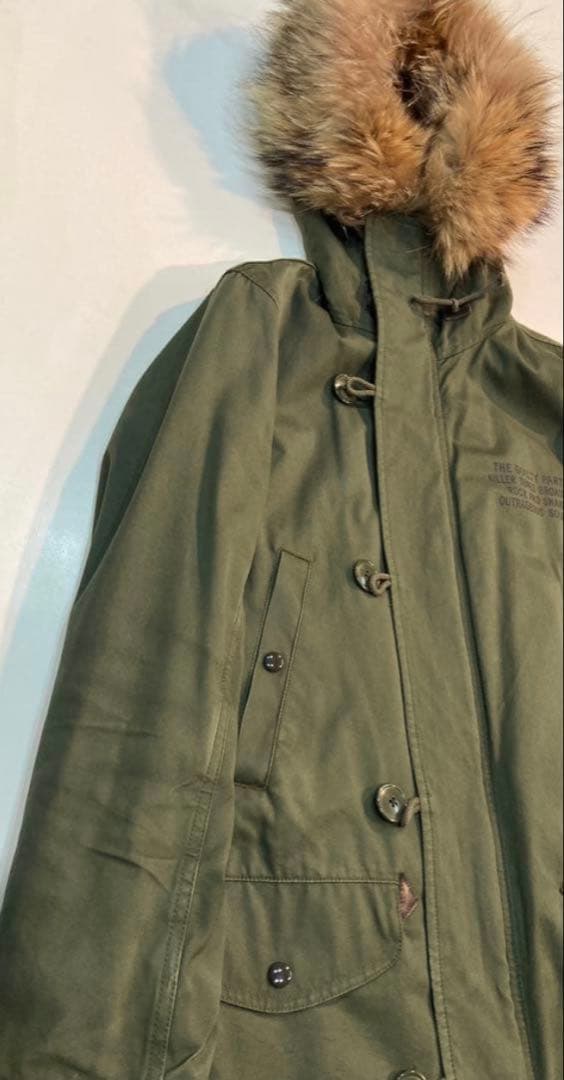 WACKO MARIA ラクーンファー レオパード　モッズコート★おまけ付き