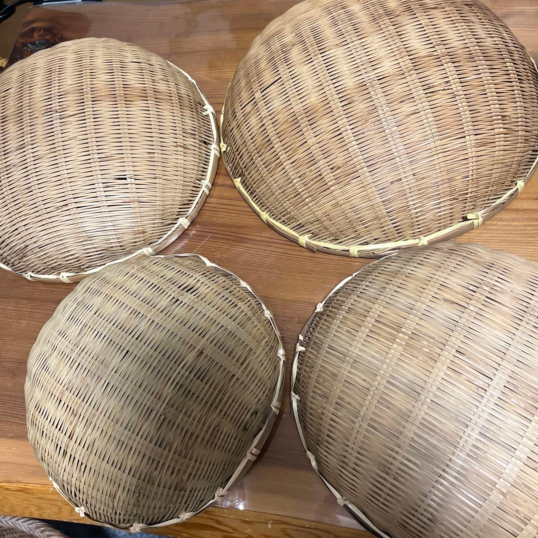 ザル　竹ザル　竹細工　まとめ売り　おまけ付き
