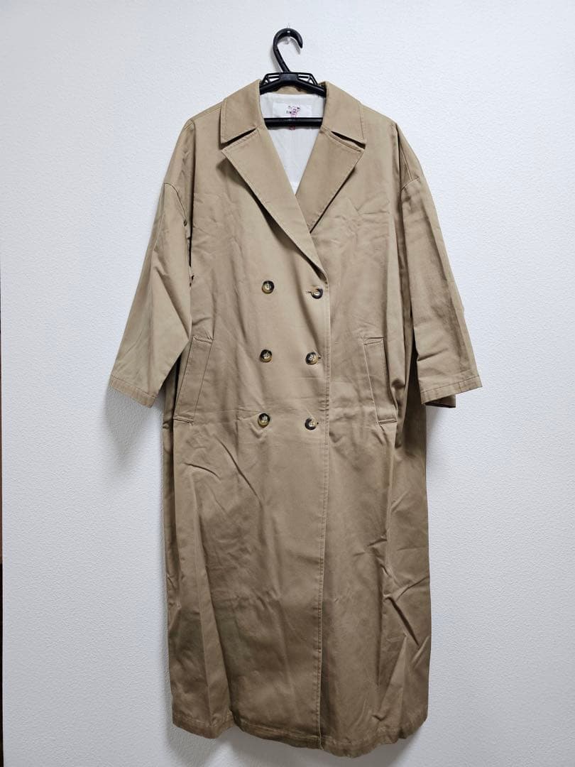 RIM.ARK　Wide Volume Spring Coat ベージュ