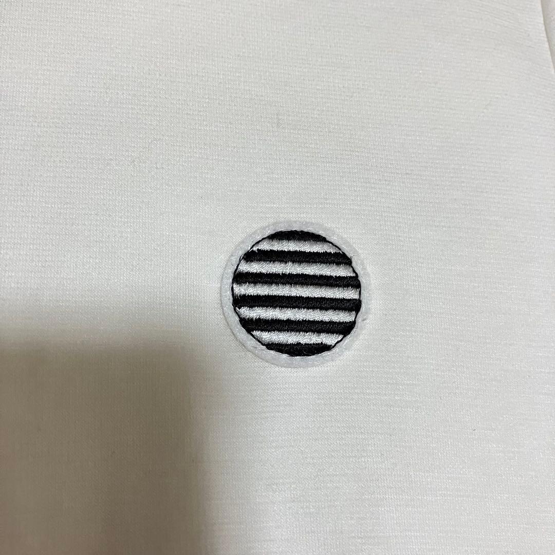 美品 ボーダーズアットバルコニー SHIRT GATHERED TEE 36 白