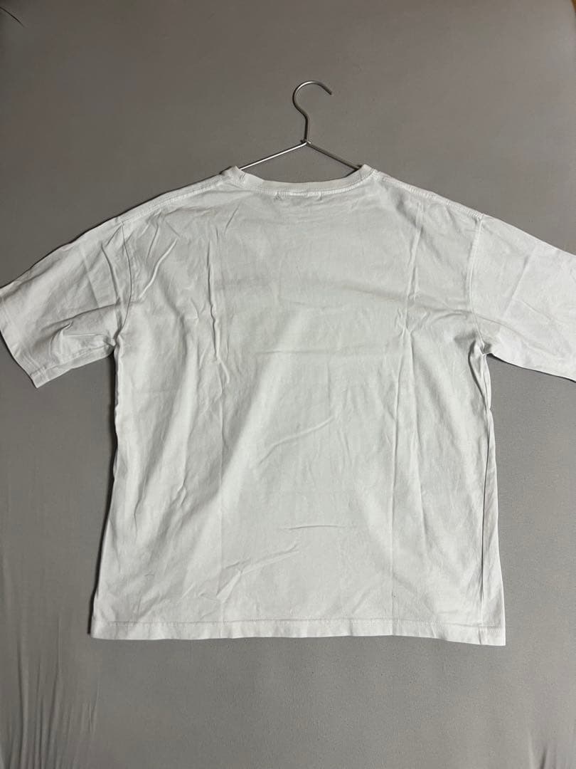IDEASWAM ホワイト Tシャツ iDea刺繍