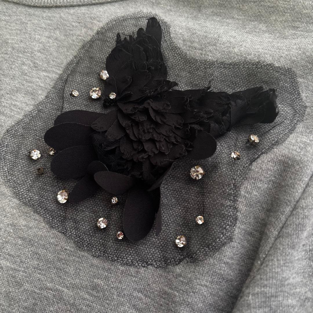RED VALENTINO チュールスカート　スウェットワンピース
