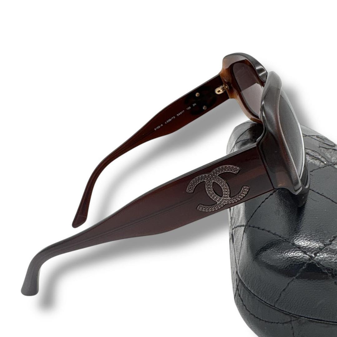 小物 CHANEL Coco Mark Matelasse Sunglasses