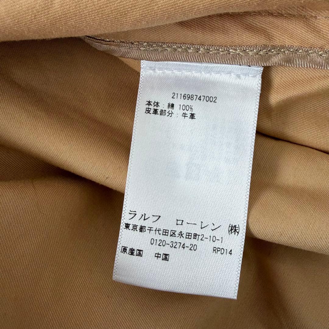 ラルフローレン トレンチコート レディース M ベージュ ベルト付き 春秋