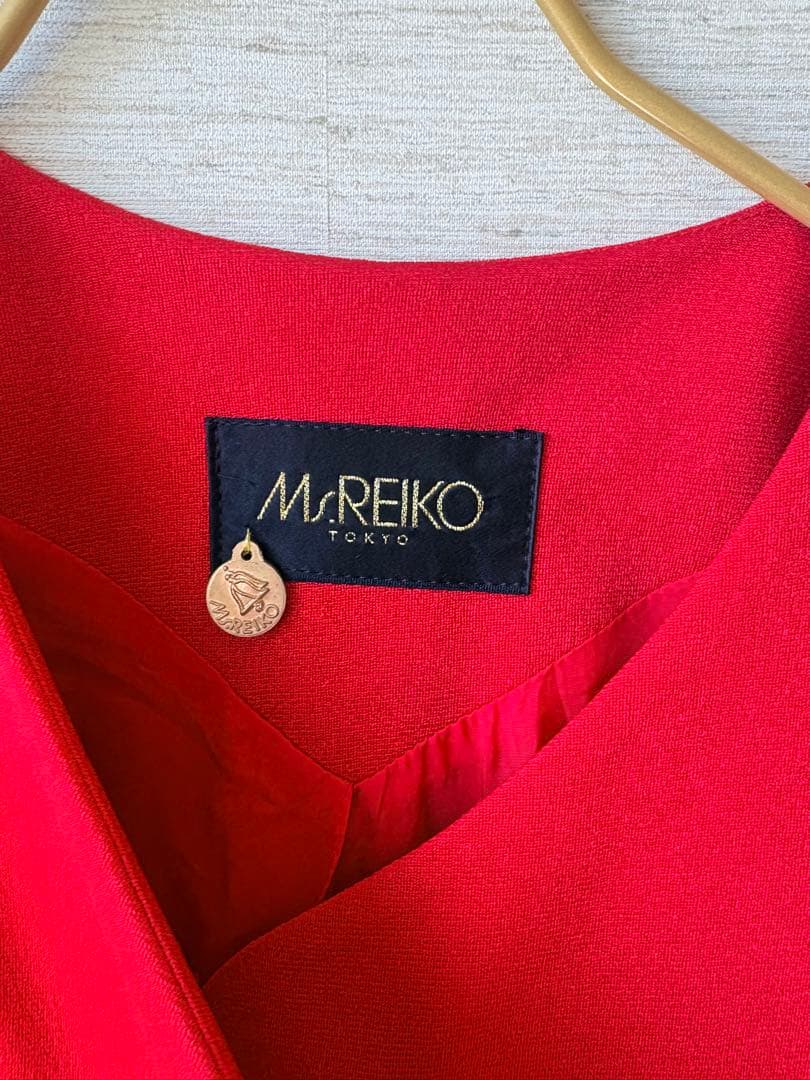 Ms. REIKO 刺繍入りノーカラーコート