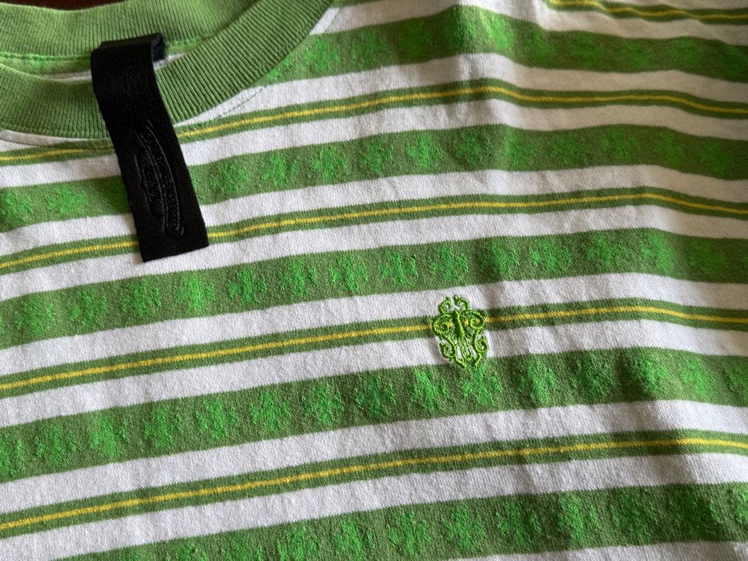 専用　Chrome Hearts クロムハーツ　緑 ストライプ Tシャツ 半袖