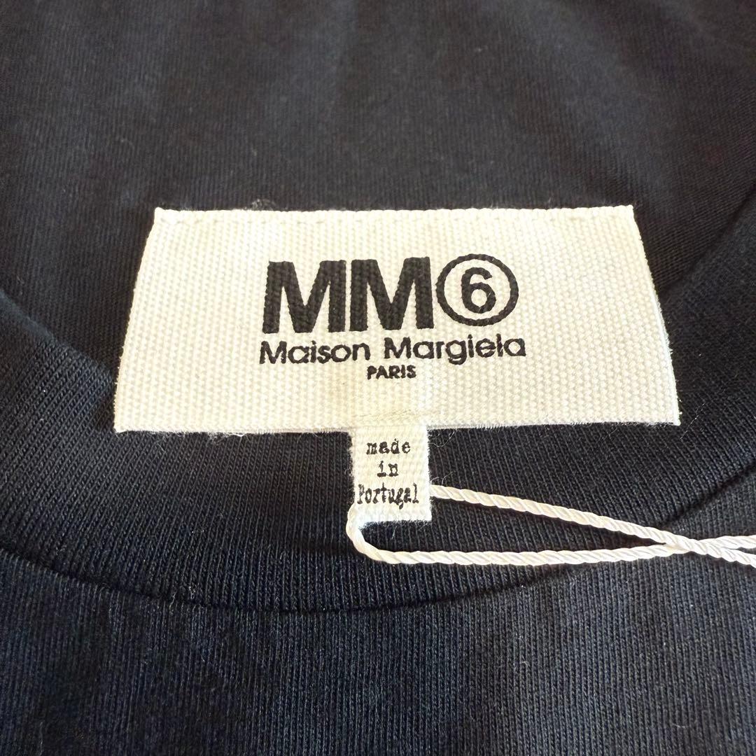 新品未使用 MM6 マルジェラ ナンバーロゴ 水平ステッチ Tシャツ Lサイズ