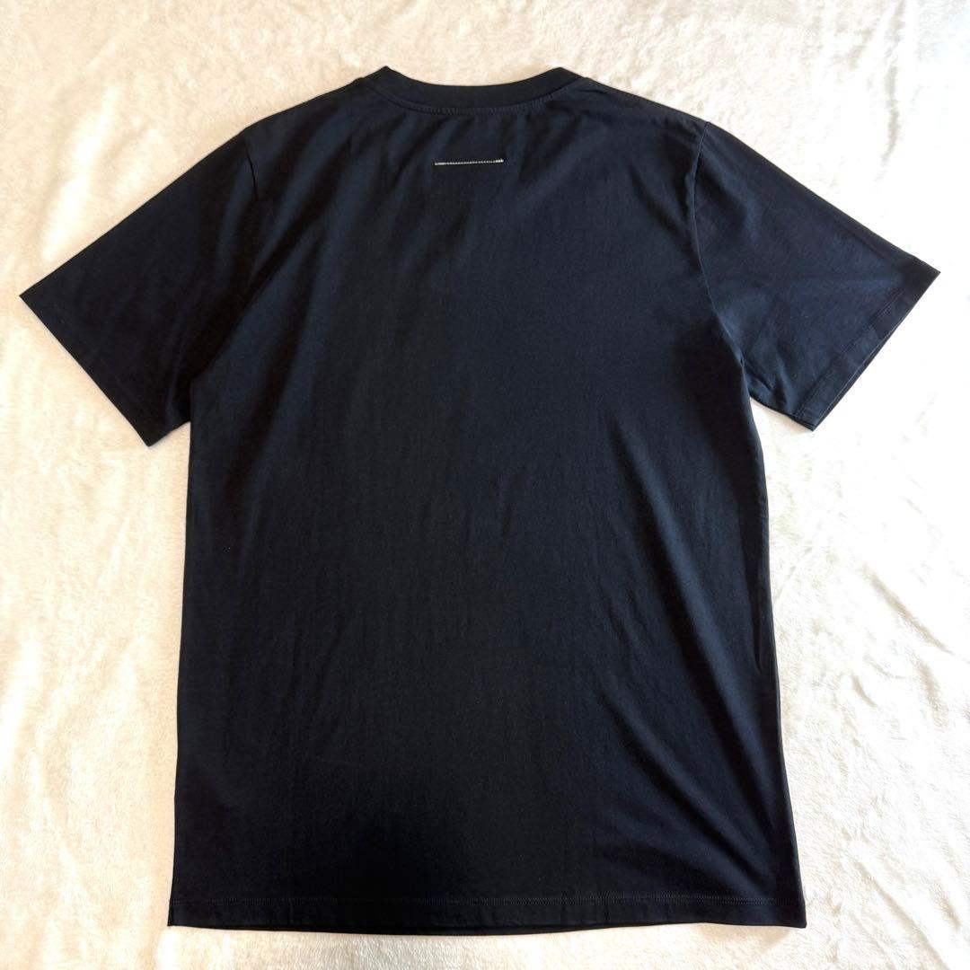 新品未使用 MM6 マルジェラ ナンバーロゴ 水平ステッチ Tシャツ Lサイズ